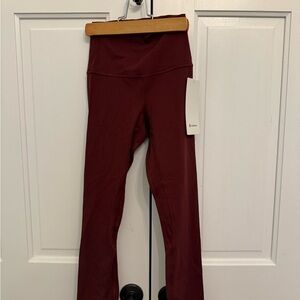 Lululemon Athletica Deep Red Align Leggings